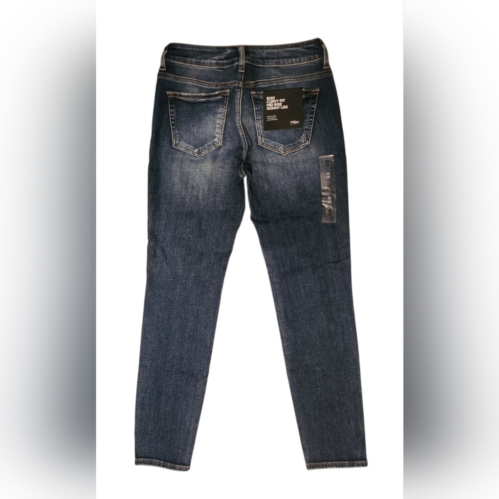 Womens Silver Jeans Co. Suki Curvy Fit Mid Rise Jeans Distressed 28/29 MSRP $84 - Picture 3 of 15